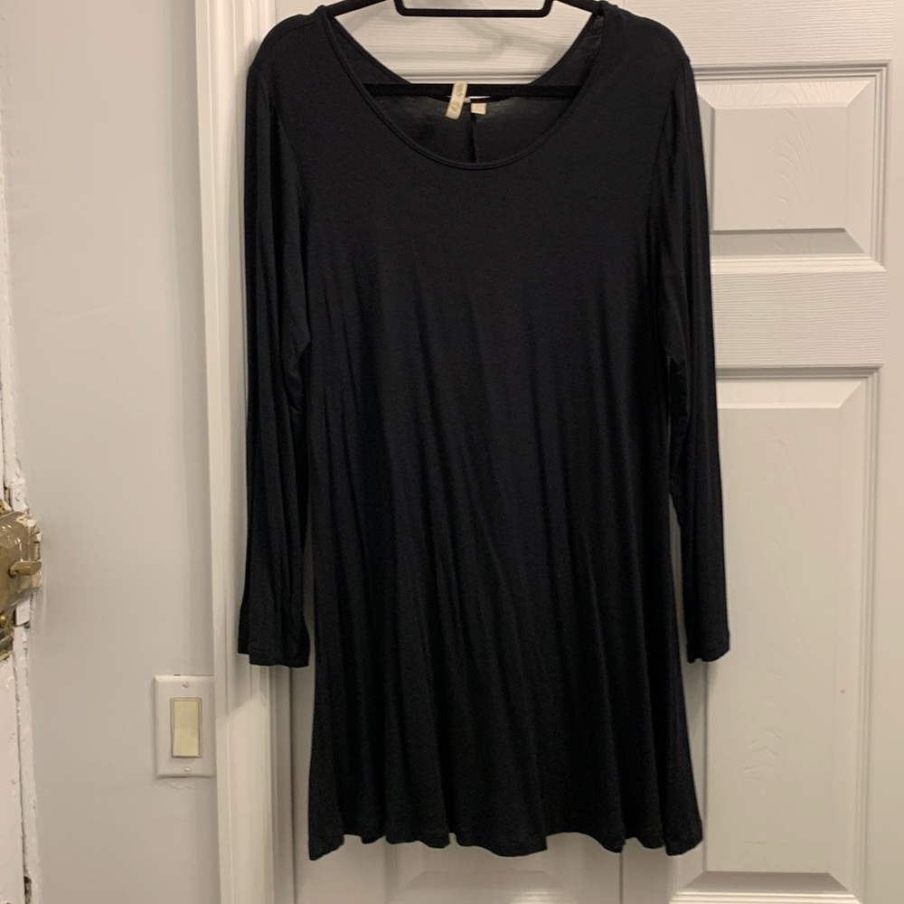 Dress or top depending on your height. Cute with boots or jeans